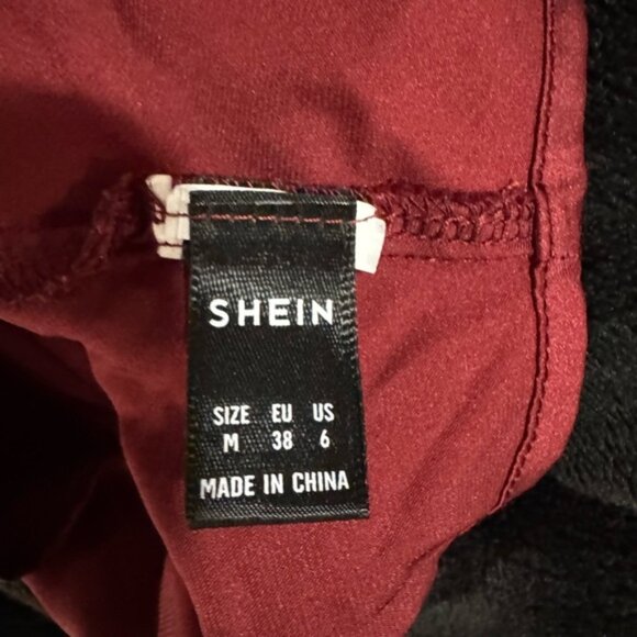 SHEIN Burgundy Top - Picture 3 of 3